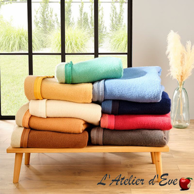 pile-couverture-volta-9-coloris-pure-laine-700g/m²-double-face-toison-d-or-fabrique-france