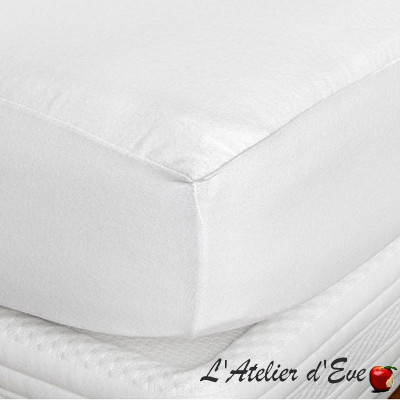 Protège-matelas-molleton-100%-coton-200g/m²-Cumin-non-impermeable-toucher-doux-resistant-Toison-d-Or