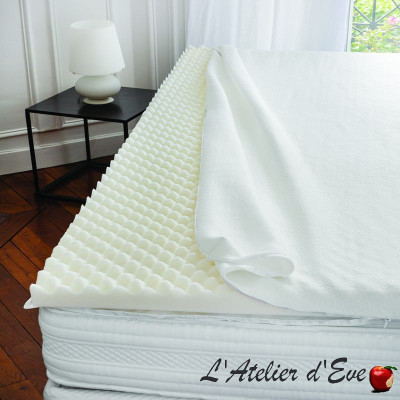 Surmatelas mémoire de forme, déhoussable "Memozen" Toison d'Or