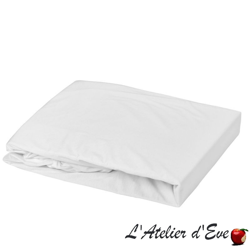 Drap-housse Jersey extensible couleur - Linvosges