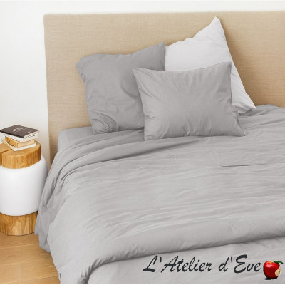 Housse de couette Cap Ferret bleu glacier-Toison d'Or- Grandes Marques