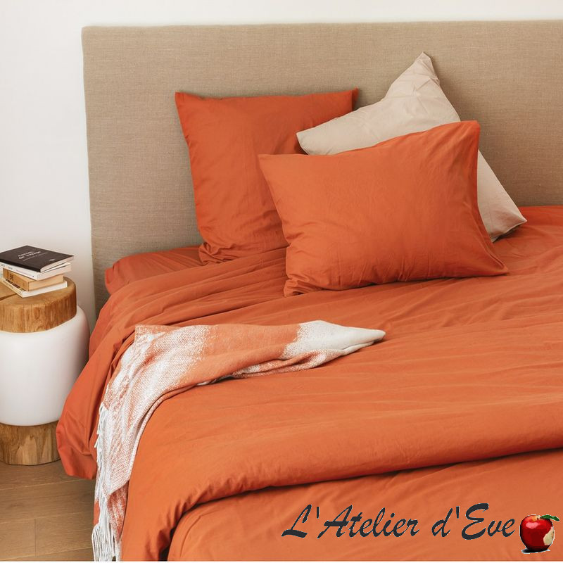 Washed cotton duvet cover "Cap Ferret" Golden Fleece