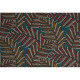 Tissu coton ameublement et siège Victoire Thevenon fond bleu gris