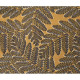 Tissu velours ameublement et siège Victoire Thevenon fond jaune bronze