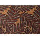 Tissu velours ameublement et siège Victoire Thevenon Fuchsia fond Camel