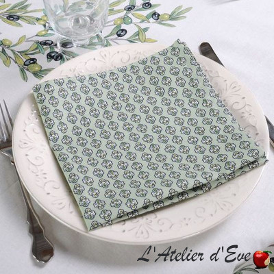 serviette-de-table-provençale-maillane-coton-valdrome-fabrication-française