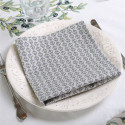 "Maillane naturel" 6 serviettes de table provençales 50x50cm tissu coton Valdrôme