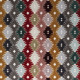 Thevenon "Bombay" Fairisle Velvet Fabric