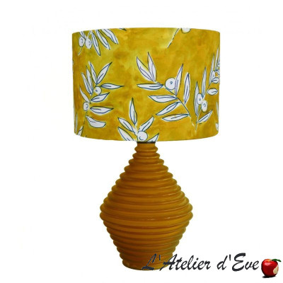 Olivette Yellow Esterelle Fabric Shade