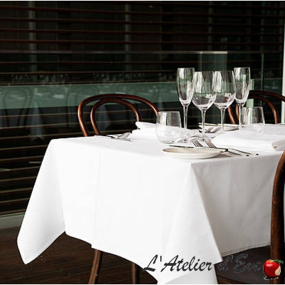 Tissu uni "Baccarat" spécial nappe grande largeur Thevenon