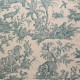  Tissu ameublement Paradise 04-Toile de Jouy-Rouge Carmin