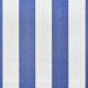 Tissu coton rayures ameublement et siège Punch collection Mix Casal-Bleu Klein 12
