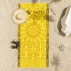 serviette-de-plage-soleil-jaune-le-jacquard-français