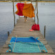 Beach sheet 100x200cm "Holi" Le Jacquard French