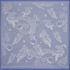 Beach sheet 100x200cm "Oceanic" Le Jacquard French