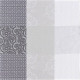 lot-6-serviettes-de-table-fleurs-de-kyoto-brume-le-jacquard-francaisyoto" brume Le Jacquard Français