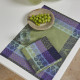 Lot 6 cotton napkins "Backcountry" Le Jacquard French