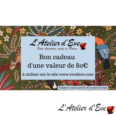 Carte cadeau à offrir 80€