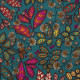 Nappe-coton-enduit-fleuri-Rainbow-tree-grand-Fabrication-Française