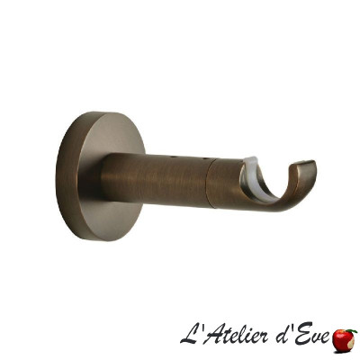 Supports mur Ø19- Bronze pour tringle rideau- collection Acea Houlès