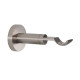 Supports mur ouverts aimantés-Ø28-Nickel brossé pour tringle rideau- collection Acea Houlès