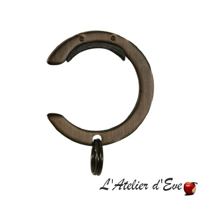  Anneaux ouvert -Collection tringle Acea-Bronze-Houlès