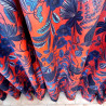 Floral velvet fabric Orpheus Thevenon