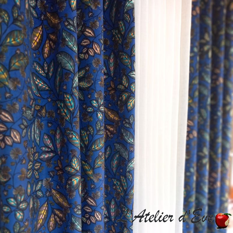 rideau-velours-bleu-roi-rainbow-tree-gran-confection-sur-mesure-made-in-france