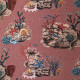 Cotton curtain "Coco corals" Made in France