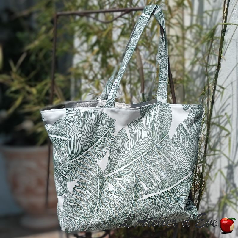 Sac besace tissu souple, nomade, création Française artisanale