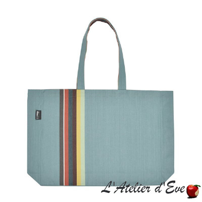 "Mauleon Celadon" Sac cabas Artiga Fabriqué en France