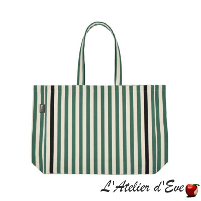 "Lacquy vert" Sac cabas Artiga Fabriqué en France