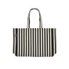 Sauvelade écru/marine Sac cabas tote bag Artiga Fabriqué en France