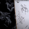 Tissu signes du zodiac- Galileo -Nuit -ameublement et siège - Casal
