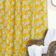 Rideaux-motif-provencal-Coton-ou-velours-olivette-jaune-Esterelle-Made-in-France