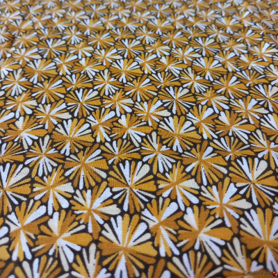 Fancy cotton fabric "Crystal"