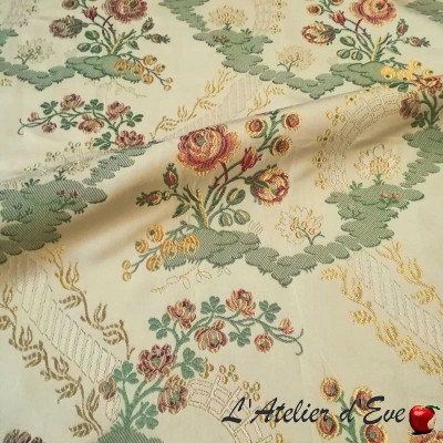 Coupon 60x65cm embroidered canvas "Mailly" Casal