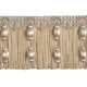 Frange moulinée perles-33208-9017 Perla- collection Impériale-passementerie-Houlès