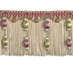 Frange moulinée perles-33208-9045 Primavera- collection Impériale-passementerie-Houlès