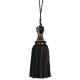 Gland de clé-35192-9900 Black- collection Marly-passementerie-Houlès