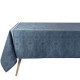 nappe-100%-lin-Armoiries-céruléen-bleu-le-jacquard-français