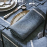 8 large linen napkins Arms cerulean Le Jacquard French