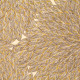 Coupon 125x140cm tissu velours fantaisie "Chaman" Thevenon
