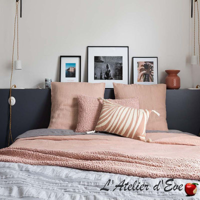 Housse de couette 100% lin lavé "Zeff" Vivaraise