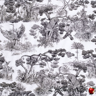 Thevenon "Animalia" cotton fabric