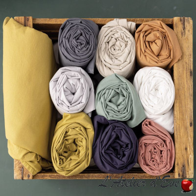 Drap housse 100% coton "Calita" Vivaraise