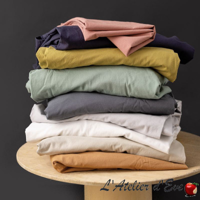 Drap plat 100% coton "Calita" Vivaraise