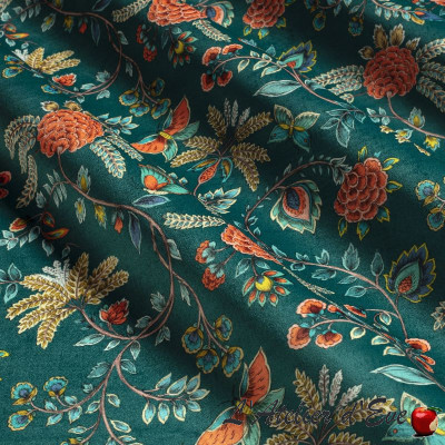 Thevenon "Golden Life" velvet fabric