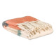 plaid-rayé-chataigne-130x160-ecoresponsable-polyester-recyclé-isabel-vivaraise