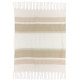 plaid-rayé-naturel-130x160-ecoresponsable-polyester-recyclé-isabel-vivaraise
